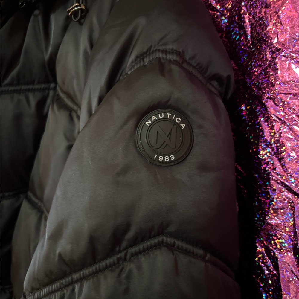 Nautica Women's Black Puffer Coat - Picture 10 of 12